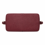 Vorimal Burgundy Structured Satchel Handbag for Women - Image 2