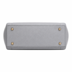 Vorimal Light Grey Top Handle Satchel Handbag - Image 2