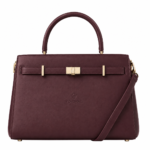Structured Satchel Handbag with Strap