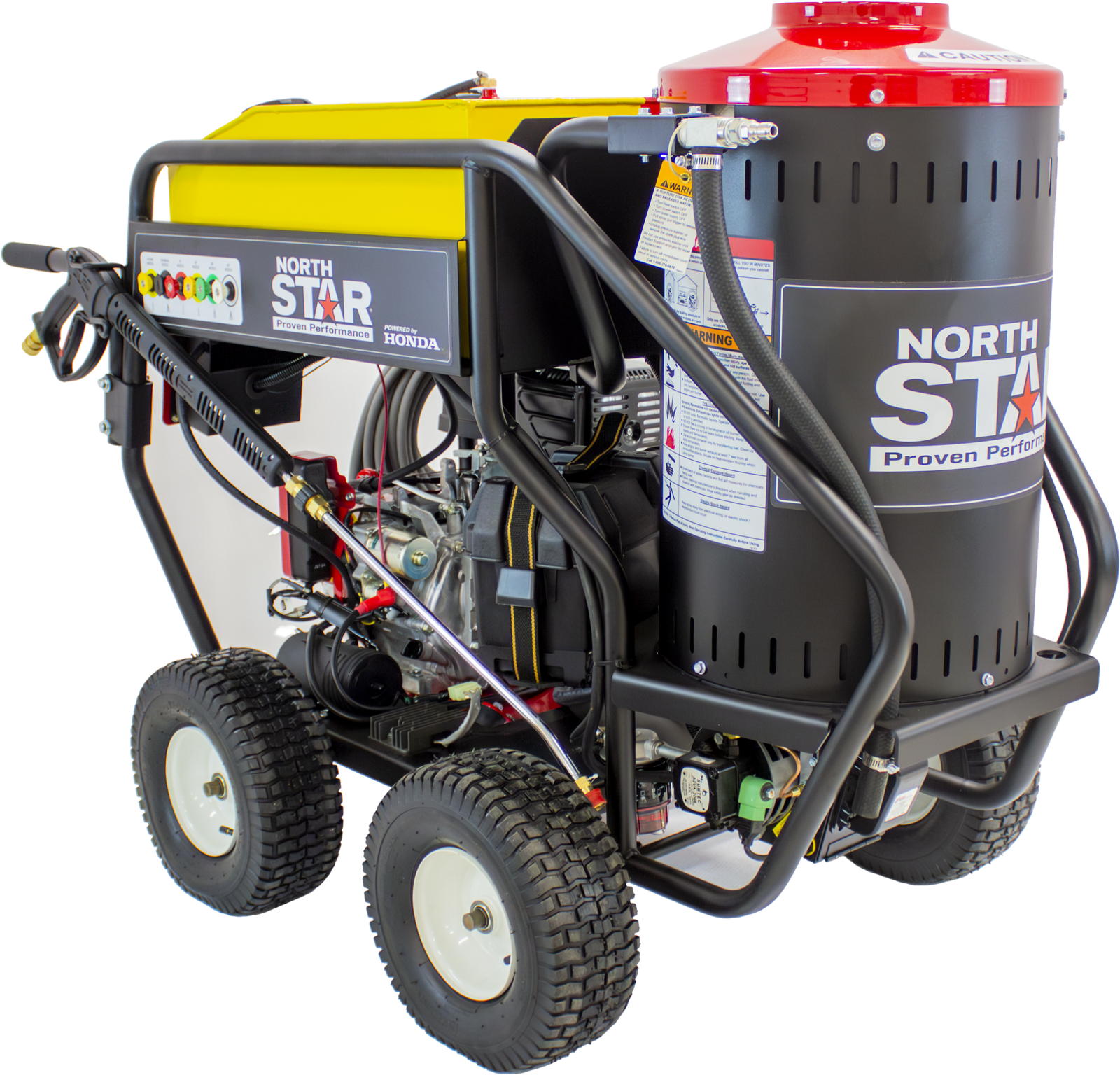 157310_updatedpic_281_29-1699467018116-scaled-1.png NorthStar 157310 Pressure Washer 3000 PSI 4.0 GPM Hot Water Honda GX390 Engine CAT Pump Gas New - Image 1