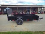5′ X 10′ Utility Trailer Straight Deck 18″ Sides Tall Gate - Image 9