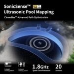 Beatbot Aquasense Pro Cordless Pool Cleaner Robot – Clarifies Water, Cleans Surface, Floor, Walls and Waterline, Intelligent Path Optimization, Surface Parking – Dark Blue - Image 3
