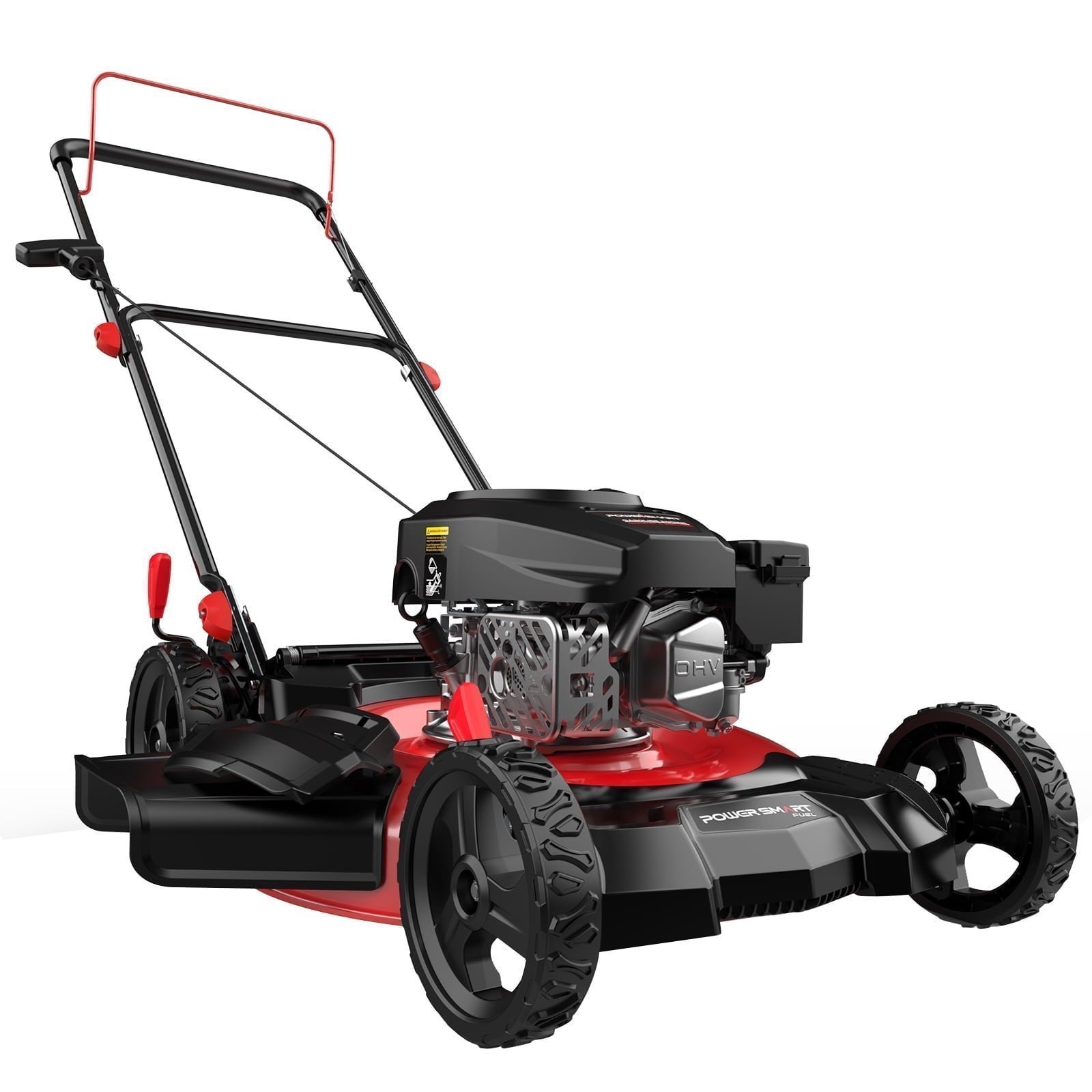 PowerSmart-Gas-Lawn-Mower-21-inches-144cc-2-in-1-Walk-Behind-Side-Discharge-Push-Lawn-Mower_e990b160-2a77-4fd7-aefe-c02094757307.3b50c815fbaf8ac545ed7478f923b567.jpg PowerSmart 21 in. Gas Push Lawn Mower, 144cc 2-in-1 Side Discharge - Image 1