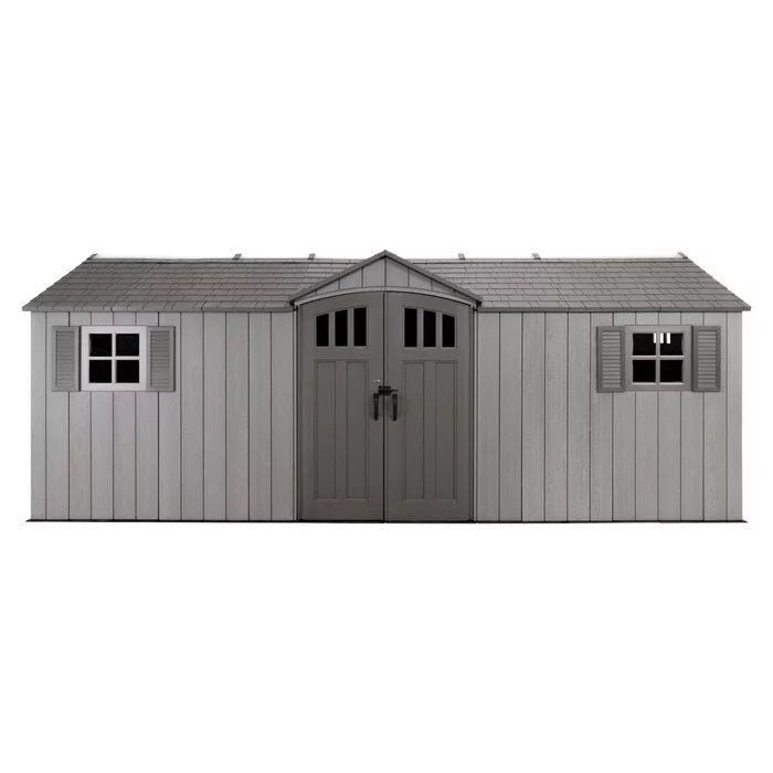 img-2204.jpg Lifetime 20 ft. x 8 ft. Outdoor Storage Shed – 60351 - Image 1